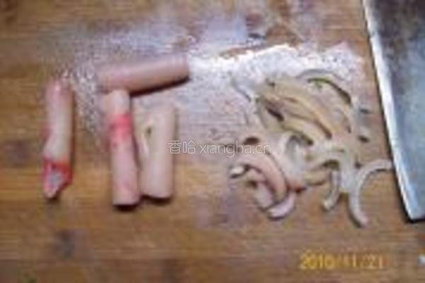 蒜皮粉条烧萝卜的做法图解10