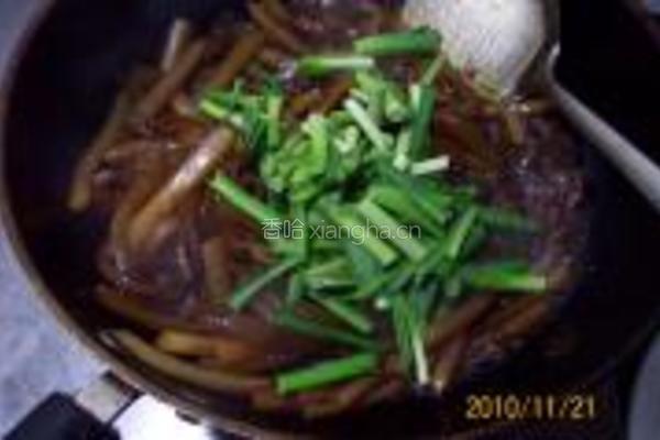 蒜皮粉条烧萝卜的做法图解21