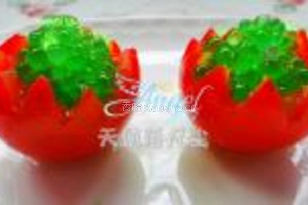苹果鱼子番茄盅的做法图解5