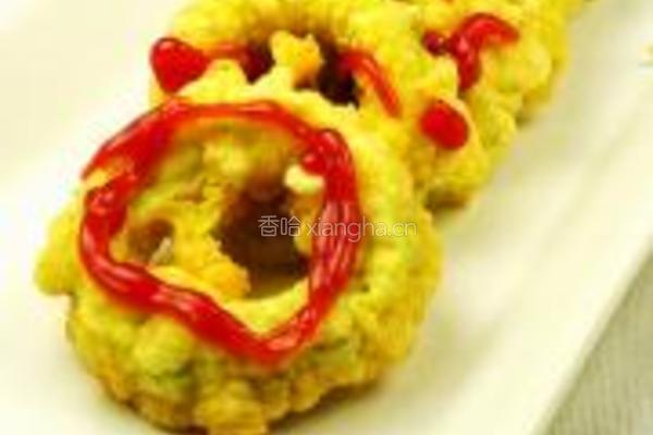 香酥苦瓜圈的做法图解8