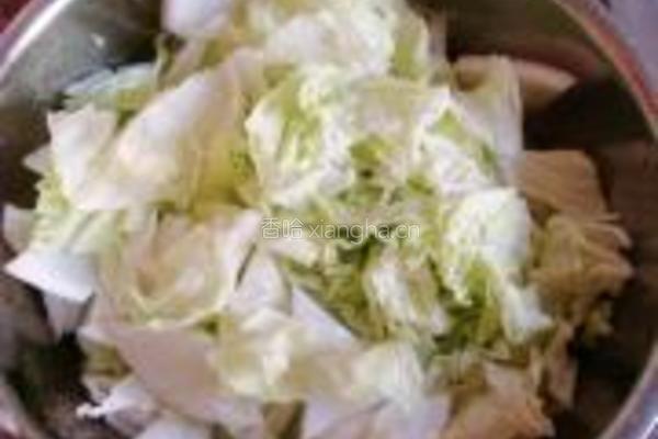 番茄白菜炖肉丸的做法图解3