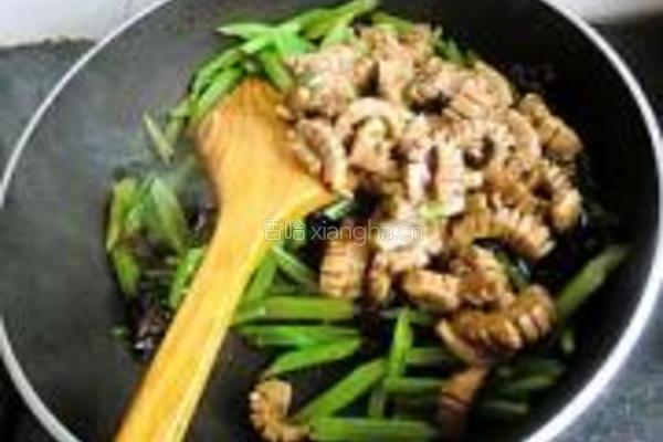 芹菜炒腰花的做法图解18