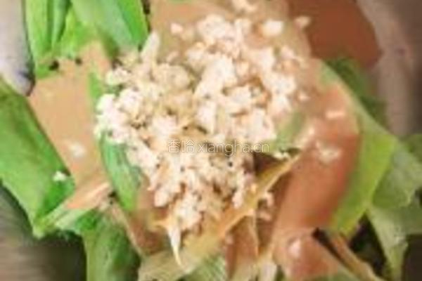 麻酱生拌油麦菜的做法图解10
