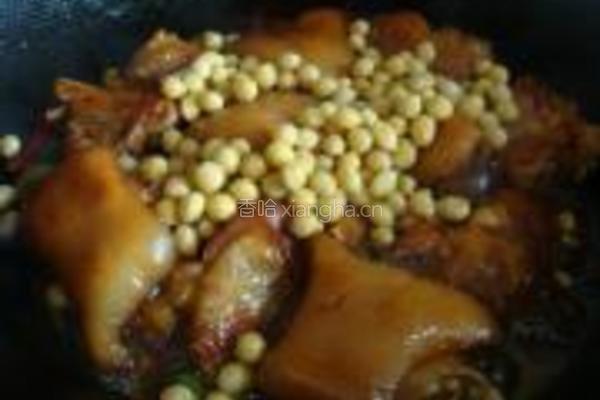 黄豆焖猪蹄的做法图解4