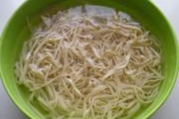 凉拌豆腐丝的做法图解6