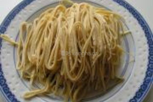 凉拌豆腐丝的做法图解3