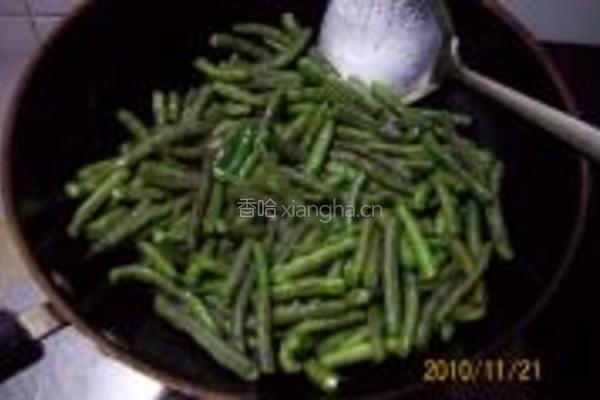 清炒蒜蓉四季豆的做法图解3