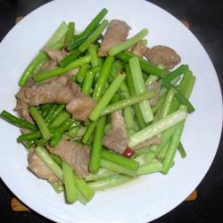 蒜苗肉片的做法[图]