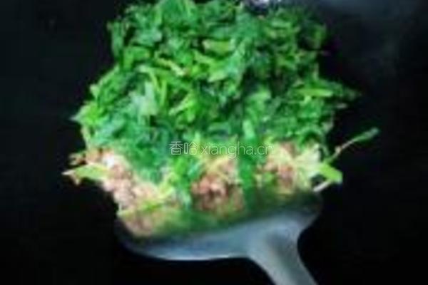 雪菜肉丁面的做法图解8