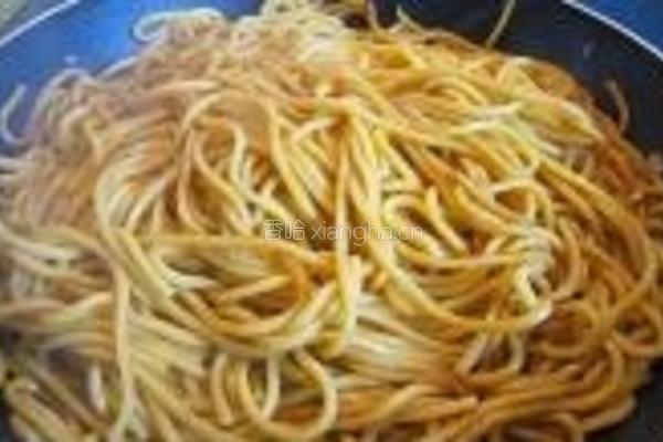 荷兰豆鸡腿炒面的做法图解11