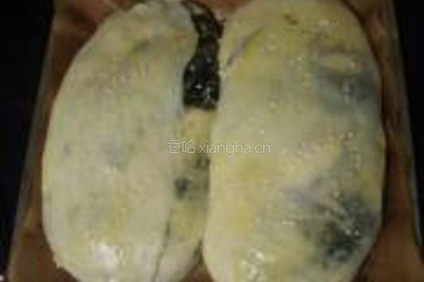 汤种酥皮黑芝麻酱面包的做法图解15