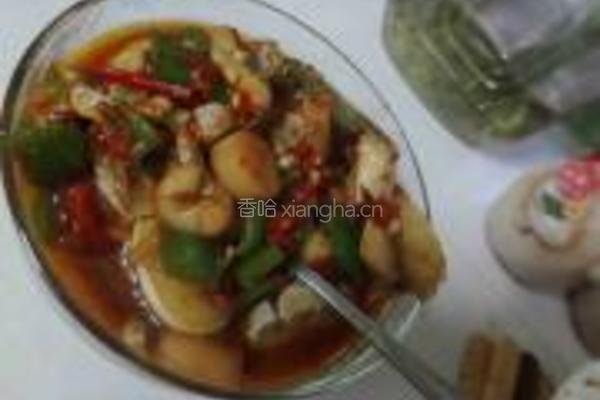 香肠口蘑菠菜面的做法图解7