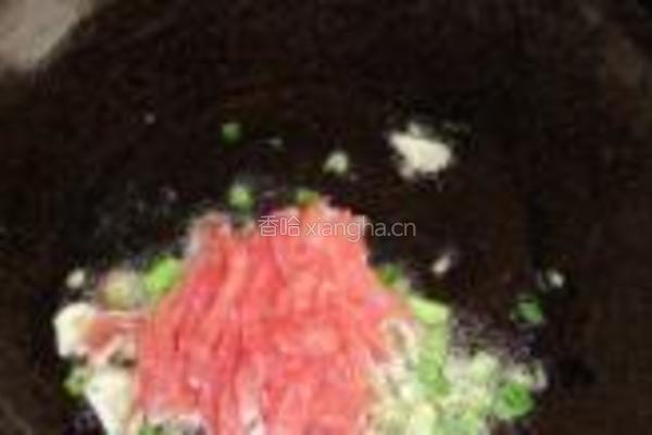 肉丝炒豆芽的做法图解3