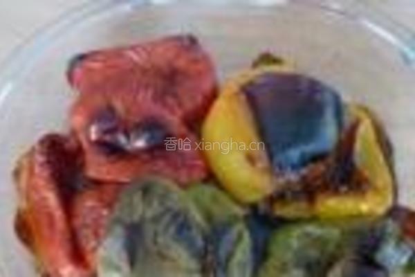 烤彩椒沙拉的做法图解5
