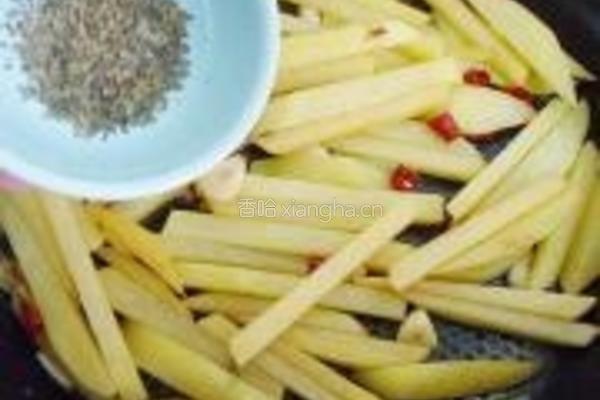 干煸土豆条的做法图解9