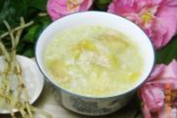 鱼腥草芙蓉花粥的做法图解6