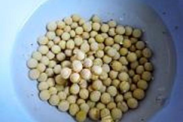 玫瑰花豆浆的做法图解2