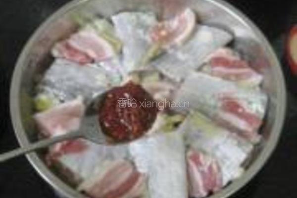 咸肉酒酿蒸带鱼的做法图解4