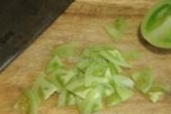 青柿子炒肉片的做法图解1
