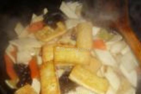 杏鲍菇炖豆腐的做法图解10
