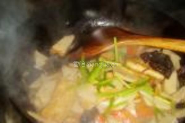 杏鲍菇炖豆腐的做法图解12