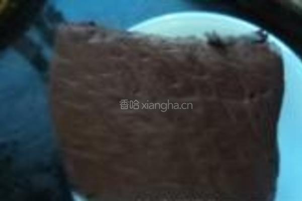 小葱炒猪血的做法图解1