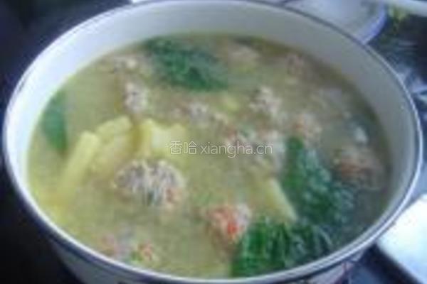 米豆腐肉丸汤的做法图解8
