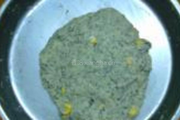 紫苏南瓜叶芝麻饼的做法图解4