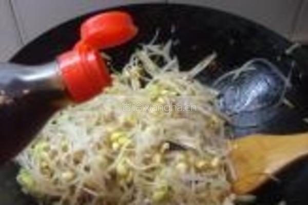 肉末咸菜黄豆芽的做法图解10