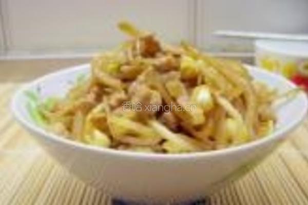 肉末咸菜黄豆芽的做法图解14