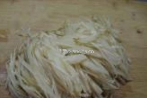 肉末咸菜黄豆芽的做法图解2