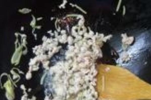 肉末咸菜黄豆芽的做法图解7