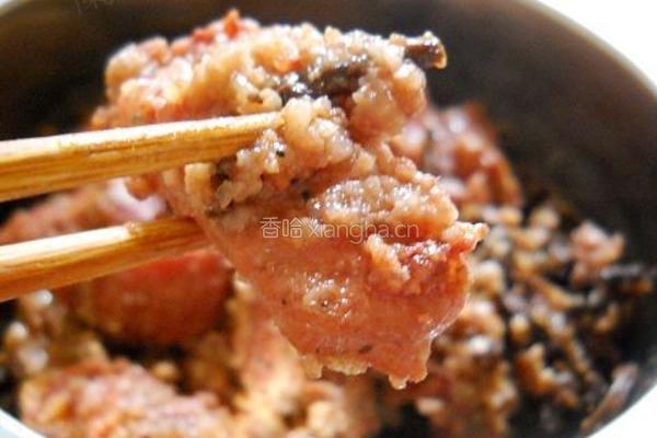 干豆角粉蒸腐乳肉