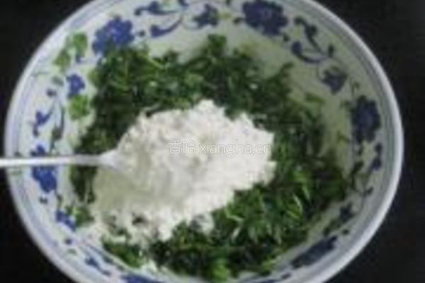 荠菜饼的做法图解3