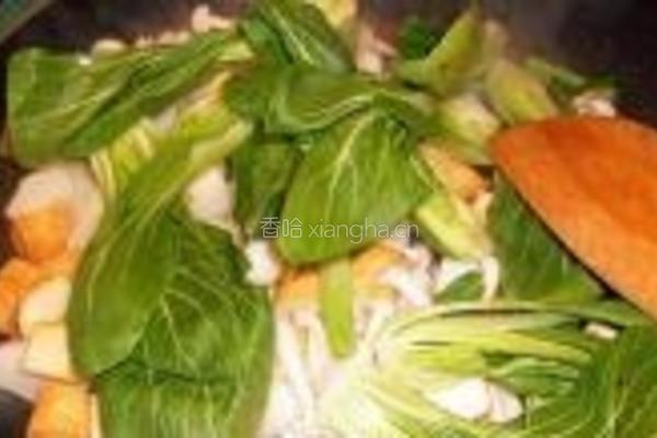 鱼丸鱼豆腐炒时蔬的做法图解4