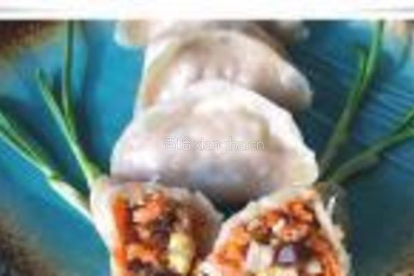 平菇胡萝卜烫面蒸饺的做法图解13