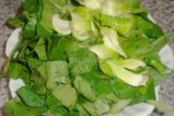 口蘑烧油菜的做法图解2