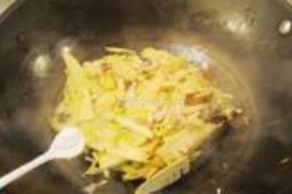 腊肉豆干炒藠头的做法图解7