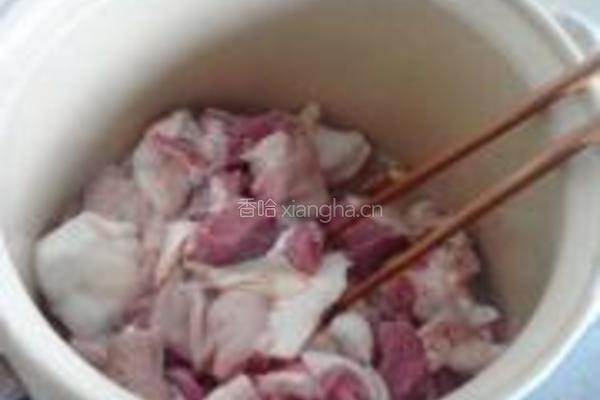 白萝卜炖羊肉的做法图解6