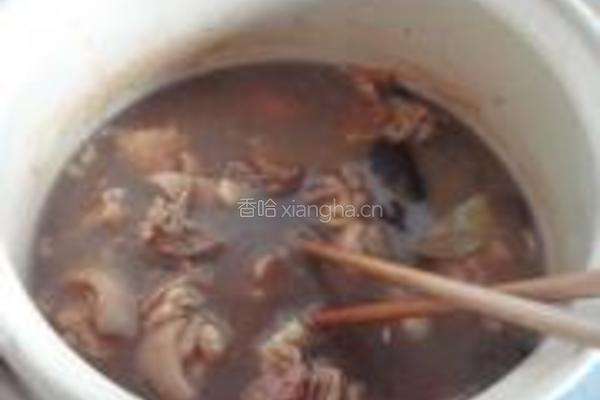 白萝卜炖羊肉的做法图解9