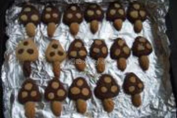 蘑菇饼干的做法图解13