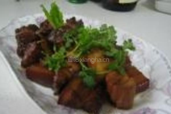杏鲍菇搭上红烧肉的做法图解4