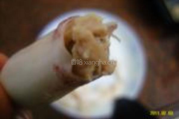 豉香酿鱿鱼的做法图解3