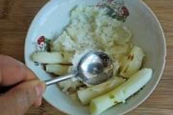 山药绿茶糕的做法图解3