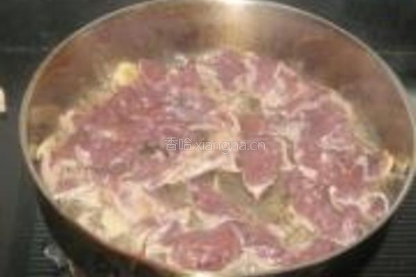 青蒜炒羊肝的做法图解4
