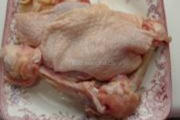 口蘑彩椒鸡腿披萨的做法图解1