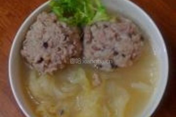 狮子头的做法图解4