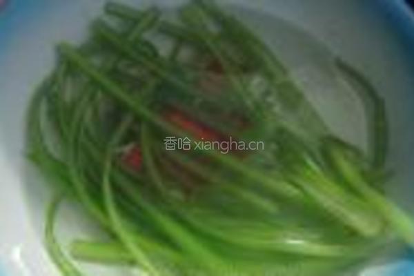 凉拌芹菜腐竹的做法图解2