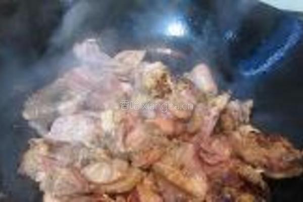 沙锅茨菇焖鹅的做法图解4