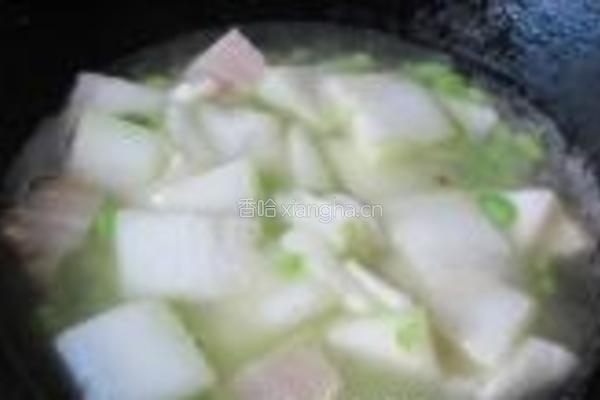 冬瓜毛豆咸肉汤的做法图解12
